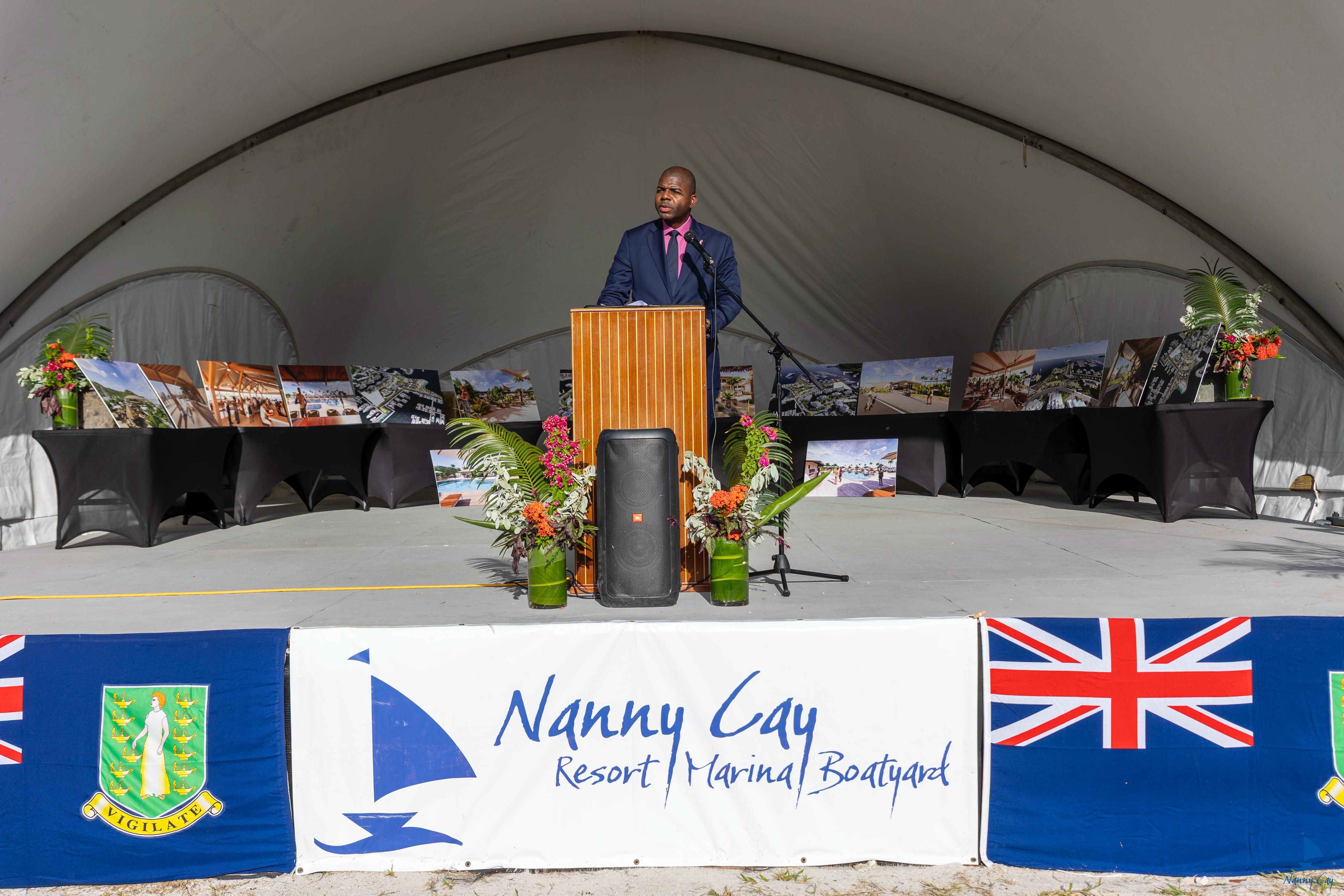 Premier And Minister Of Finance, Dr. The Honourable Natalio D. Wheatley