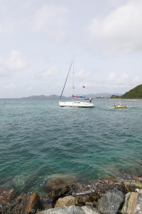 Victor Mooney heads out past the breakwater