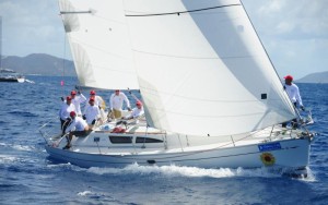 Winning Jib & Main 2, Keith LiGreci's Jeanneau 40, Girasoli © Todd VanSickle/BVISR