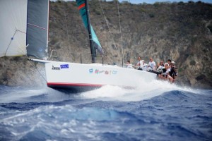 TP52 Team Varg/Conviction, skippered by Ola Hox was the winner of the third and final race of the day © Todd VanSickle/BVI Spring Regatta