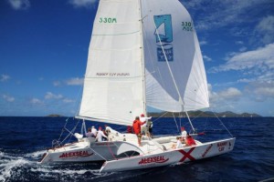 Triple Jack Trimaran received the Chief Minister's Cup for the Best BVI Boat as well as a class win © Todd VanSickle/BVISR