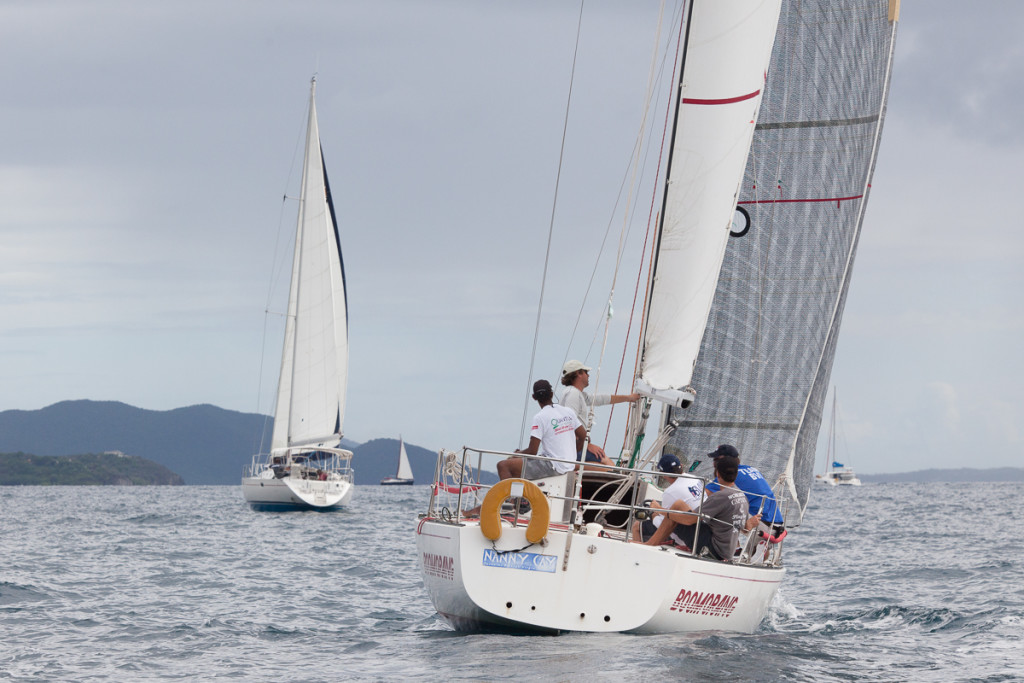 Boomorang - overall winner in 46th annual Peg Legs Round Tortola Race