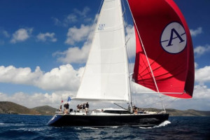 Aiyana - Monohull Round Tortola Record holder