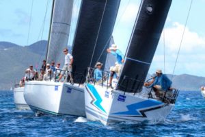 Six bullets and a 2nd place in the last race at the BVI Spring Regatta rewarded Peter Corr's team on the King 40 Blitz (USA) with an overall win in CSA Racing 1 © BVISR/www.ingridabery.com