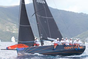 Victory in the new class at the BVI Spring Regatta, C&C 30 - Julian Mann's Don't Panic from the St. Francis Yacht Club in San Francisco (USA) © BVISR/www.ingridabery.com