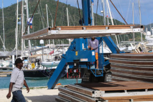 Walcon dock installation, outer marina