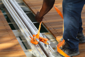 Walcon dock installation, outer marina
