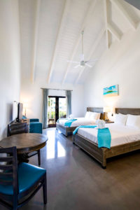 Refurbished hotel room