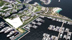 Nanny Cay South Marina aerial rendering