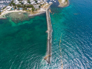 Nanny Cay South Marina - new breakwater